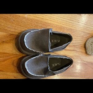 Toddle boy boat loafer dress shoe